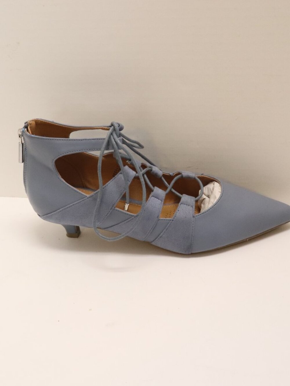 Comfortview Women's Short Hills Dress Shoes with Zippers Size 9M Blue - Picture 8 of 13